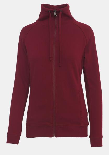 340617 - Damensweatjacke mit Zipp