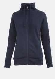 Damensweatjacke mit Zipp