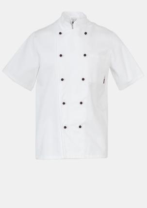 Kochjacke Unisex Kurzarm Küche zweireihiger Knöpfe Uniform Kochkleidung 007 