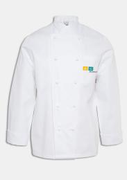Kochjacke mit Schullogo