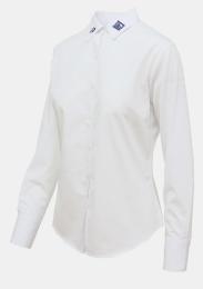 Bluse Langarm Mechatronik Weiss