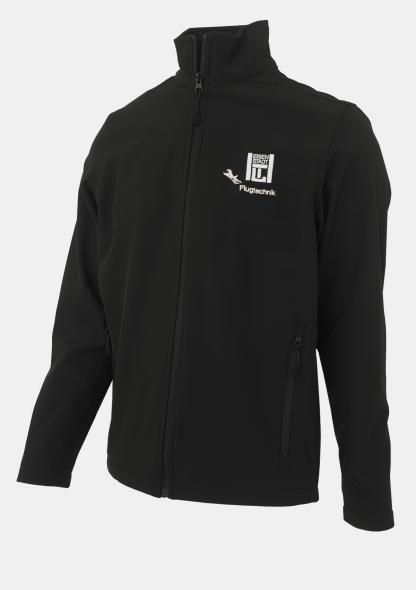 1HTLESTSOFT02 - Softshelljacke Flugtechnik Schwarz