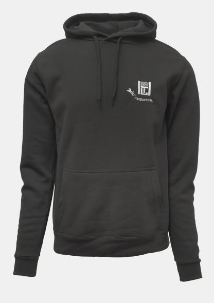 1HTLESTSWEAT2 - Kapuzen Sweater Flugtechnik Dunkelgrau