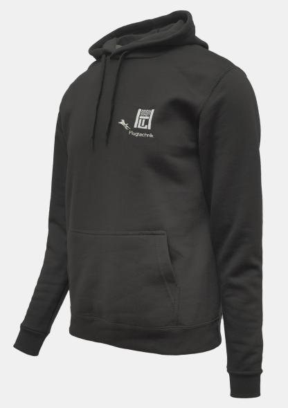 1HTLESTSWEAT2 - Kapuzen Sweater Flugtechnik Dunkelgrau