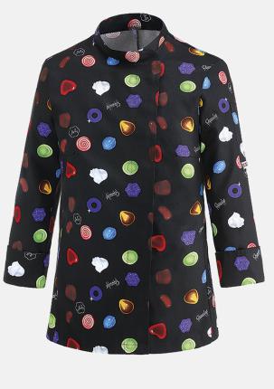 31002145A - Damenkochjacke langarm