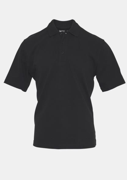 1BMPOLOSW05 - Polo mit Schullogo Schwarz